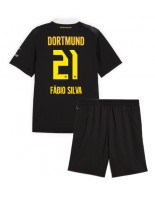 Borussia Dortmund Fabio Silva #21 Venkovní dres pro děti 2026-27 Krátký Rukáv (+ trenýrky)
